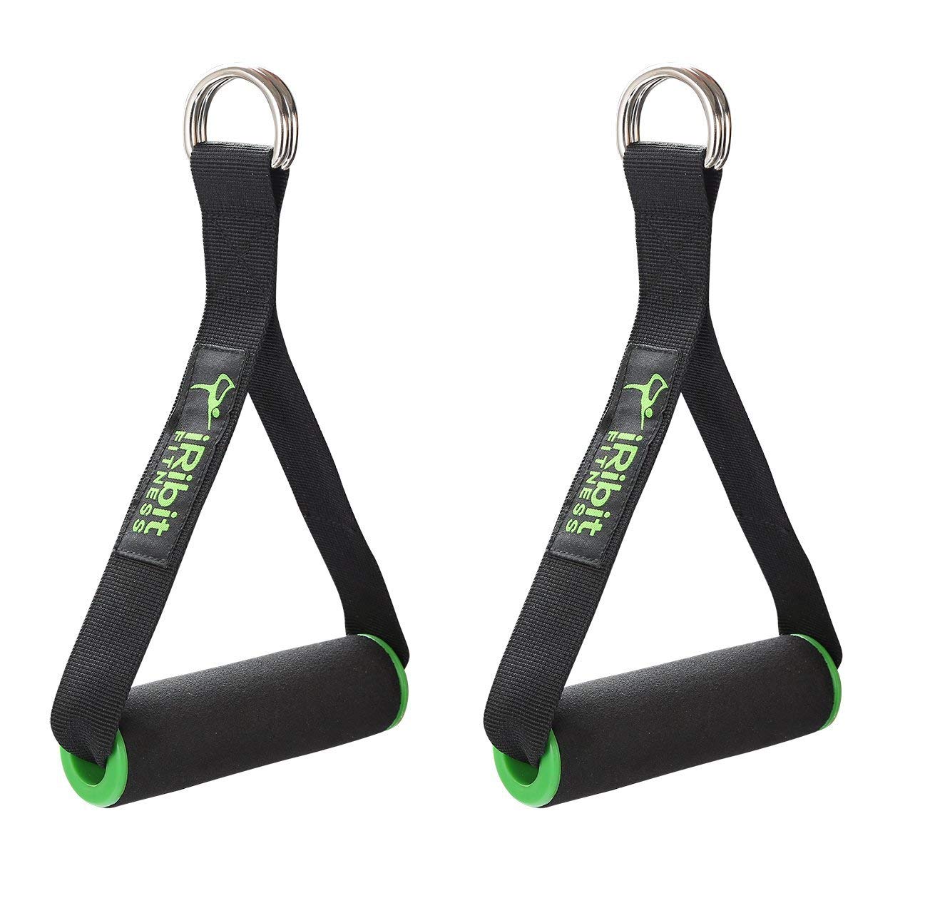 6.5ft Long Resistance Bands Set – Flat Latex Free Bands with Handles, Door Anchor, and carrying bag