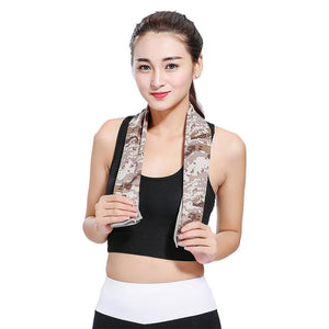 Outdoor Cooling Towel for Sports, Workout, Fitness, Gym, Yoga, Travel, Camping