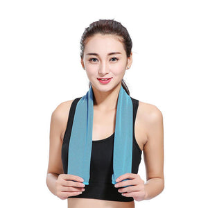Cooling Towel for Sports, Workout, Fitness, Gym, Yoga, Pilates, Travel, Camping
