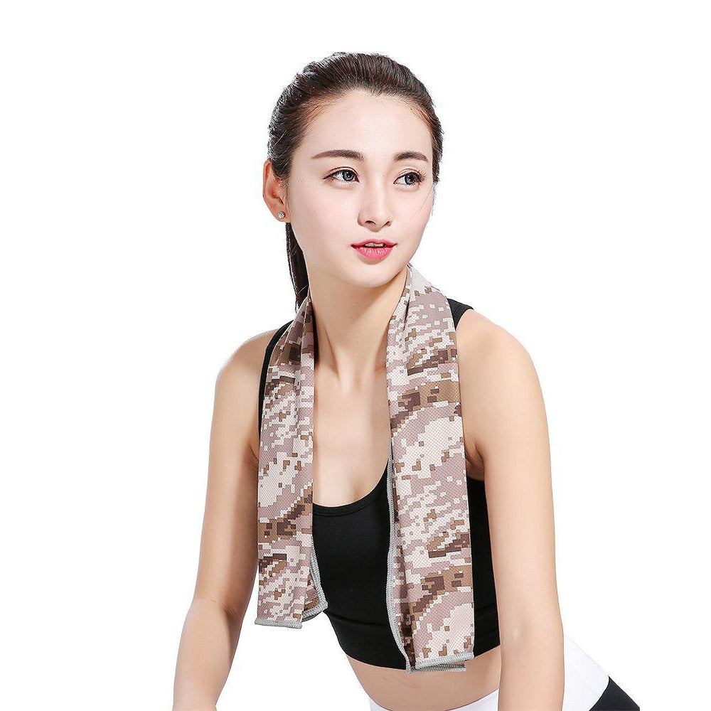 Outdoor Cooling Towel for Sports, Workout, Fitness, Gym, Yoga, Travel, Camping