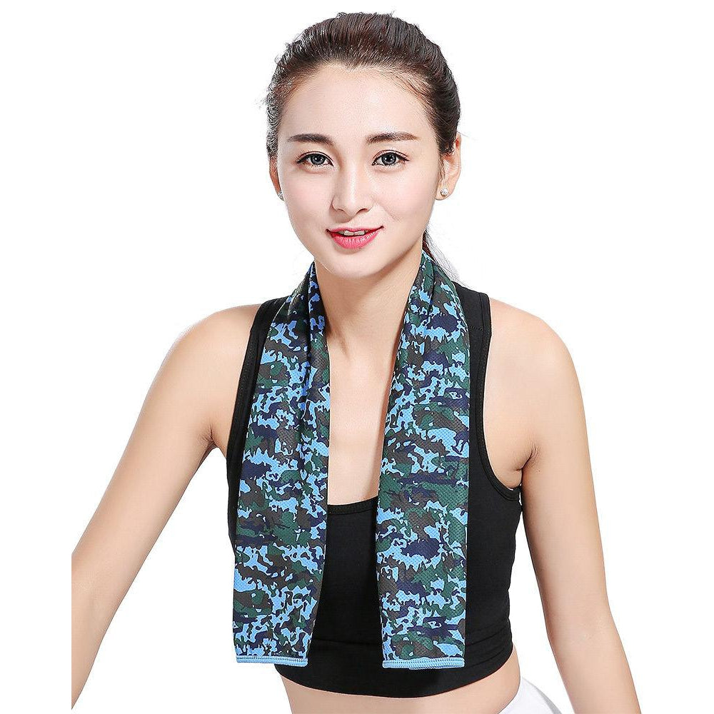 Outdoor Cooling Towel for Sports, Workout, Fitness, Gym, Yoga, Travel, Camping