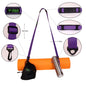 1" Wide Cotton Yoga Mat Carry Strap Sling 6.5ft, carrying towels, keys, water bottles