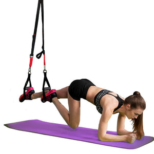 A Pair of Heavy Duty Exercise Handles for Cable Machines and Resistance Bands