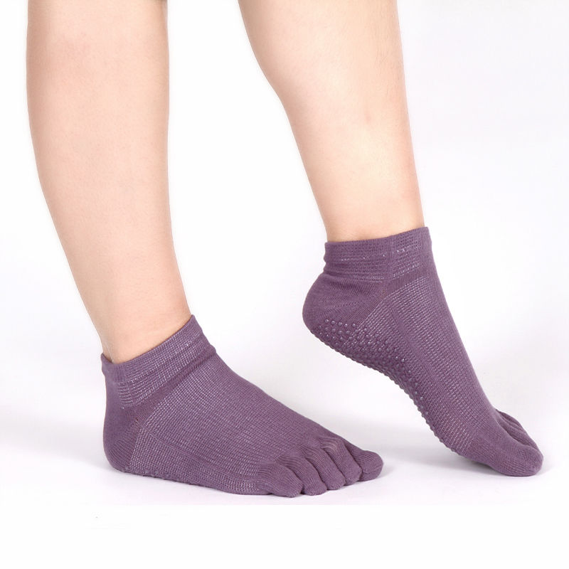 5 Toe Non Slip Pilates Grip Socks - Pilates 100