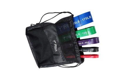 iRibit Fitness Assisted Pull-Up Bands, Powerlifting Bands, Resistance Bands, Stretch Bands for Crossfit