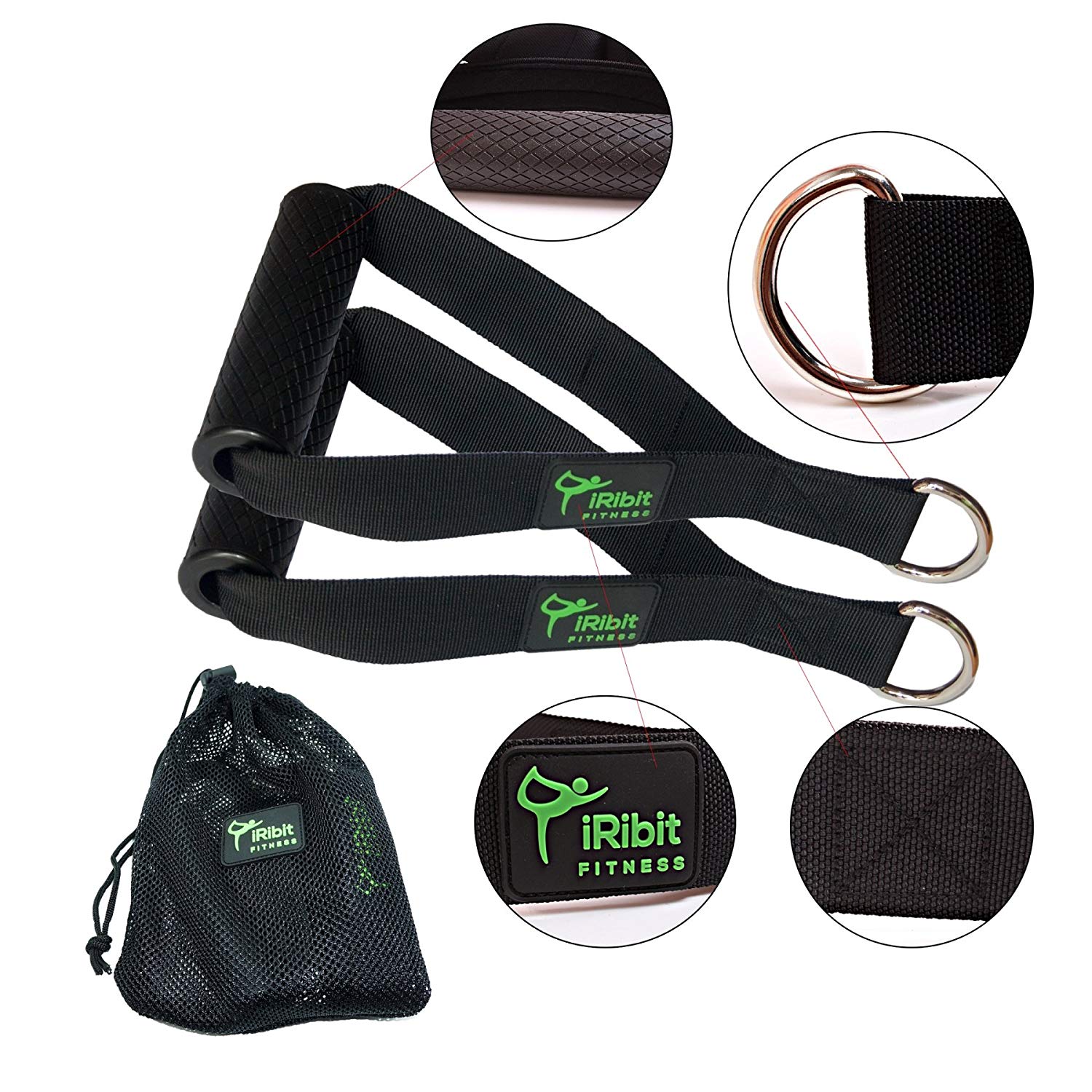 Professional Exercise Handles for Cable Machines and Resistance Bands