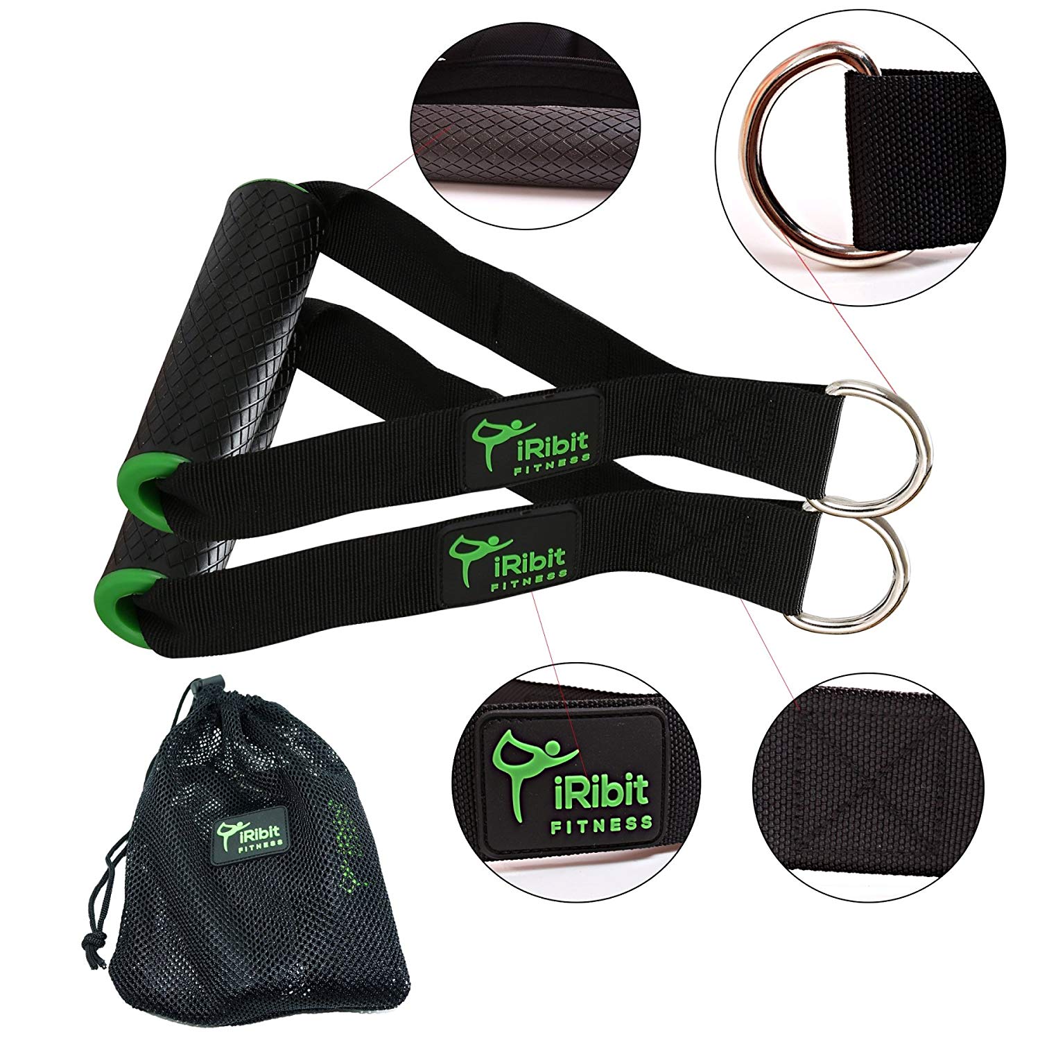 Professional Exercise Handles for Cable Machines and Resistance Bands