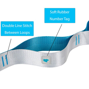8 ft Long Stretching Strap for Physical Therapy, Yoga, Pilates, Ballet, after workout stretching