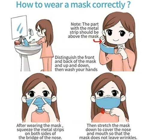3-Ply Disposable Face Mask - 50pcs (US STOCK)