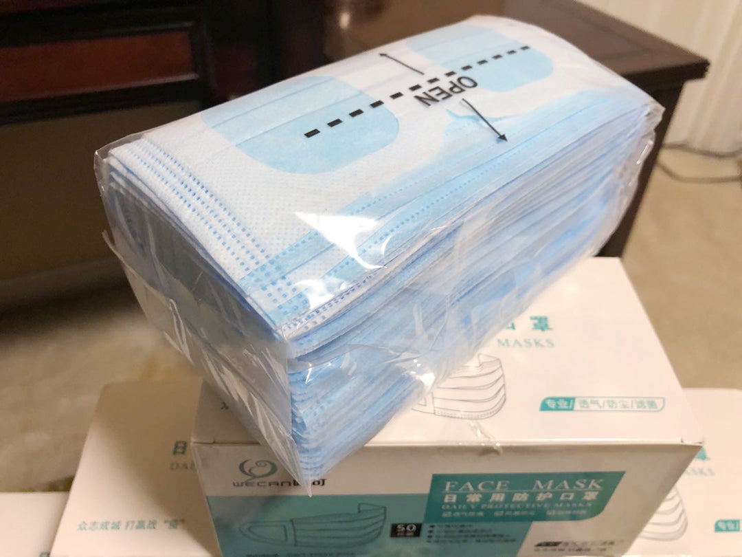 3-Ply Disposable Face Mask - 50pcs (US STOCK)