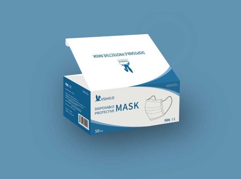3-Ply Disposable Face Mask - 1000pcs (US STOCK)